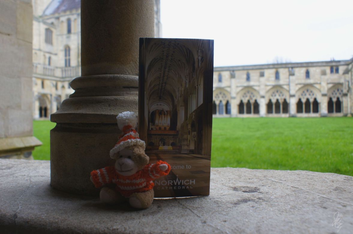 Charlie at Norwich Cathedral