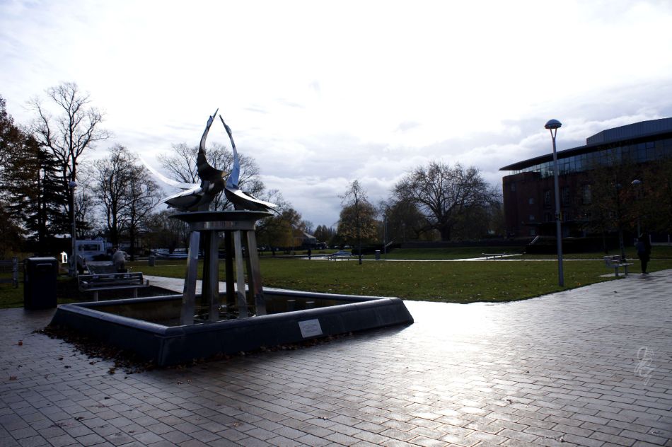 Swan Fountain in Stratford-Upon-Avon