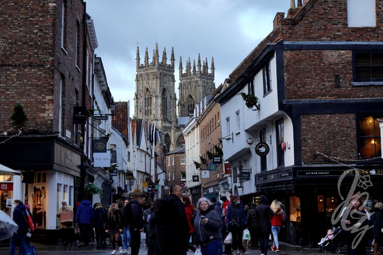 In the streets of York