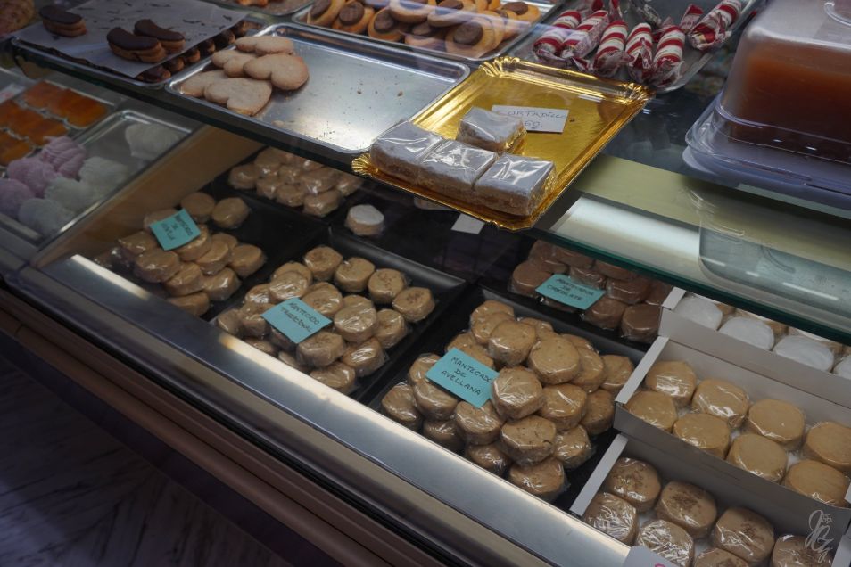 Sweets at the bakery in Cadiz