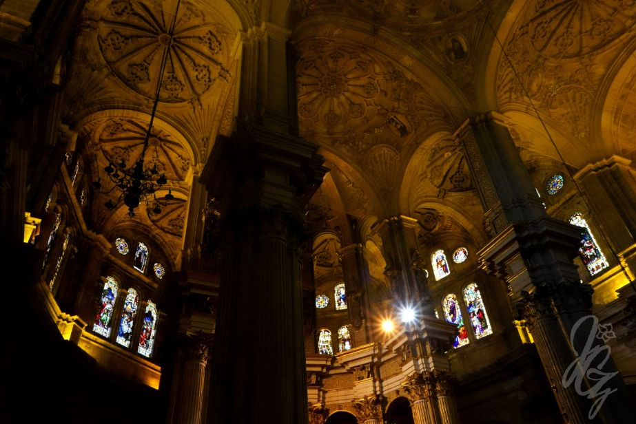 The cathedral in Malaga