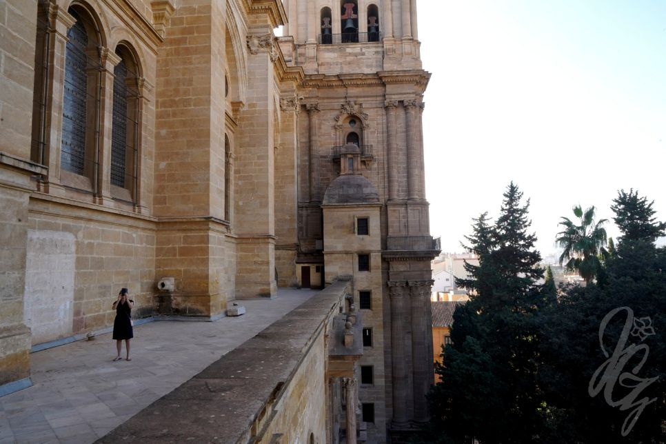 The cathedral in Malaga