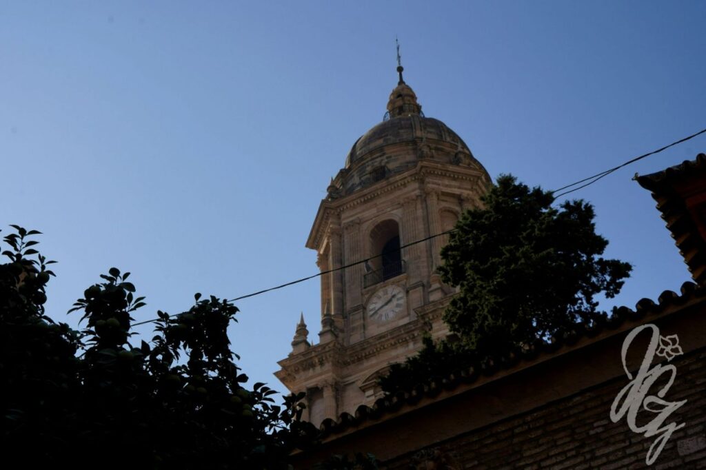 The cathedral in Malaga
