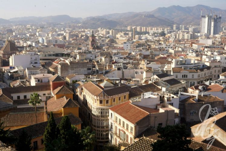 The cathedral in Malaga