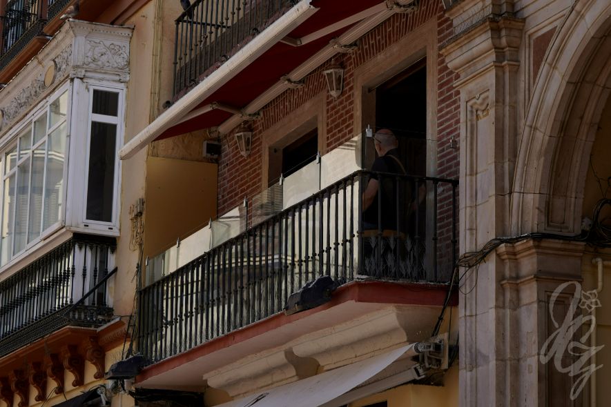 In the streets of Malaga