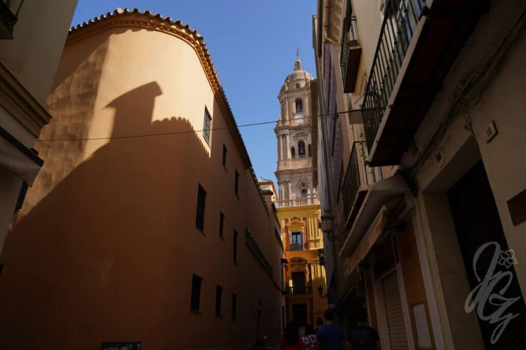 In the streets of Malaga