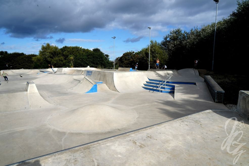 Concrete Waves Skatepark in Newquay