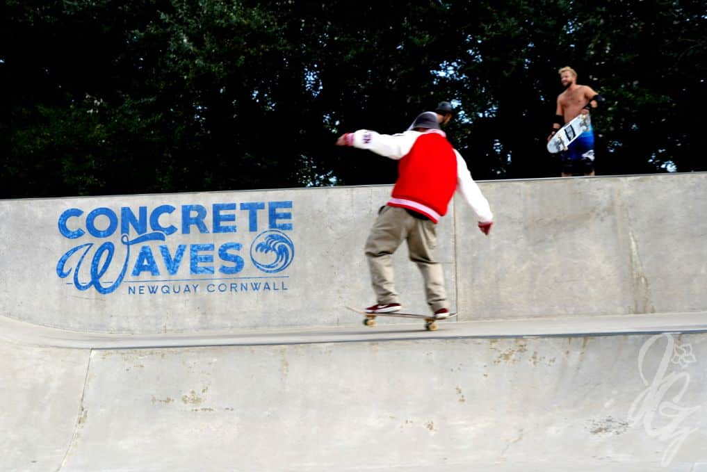 Concrete Waves Skatepark in Newquay