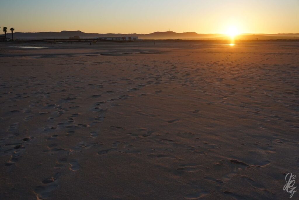Sunrise from the beach in Conil