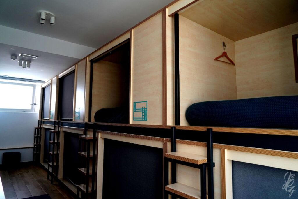 One of the dorms at Take Hostel Conil