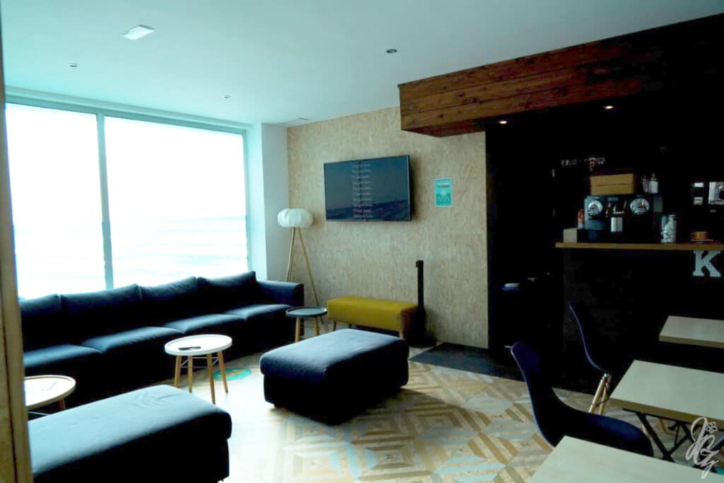 The common room at Take Hostel