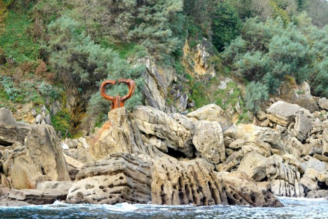 Santa Clara Island in Donostia-San Sebastian