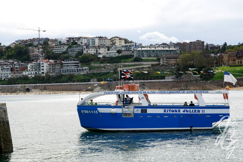 Santa Clara Island in Donostia-San Sebastian