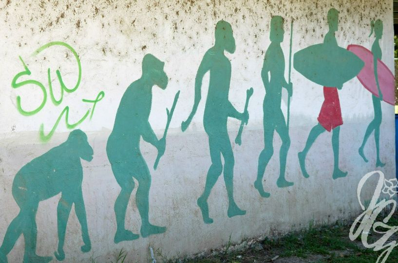 Mural in Santa Teresa, Costa Rica