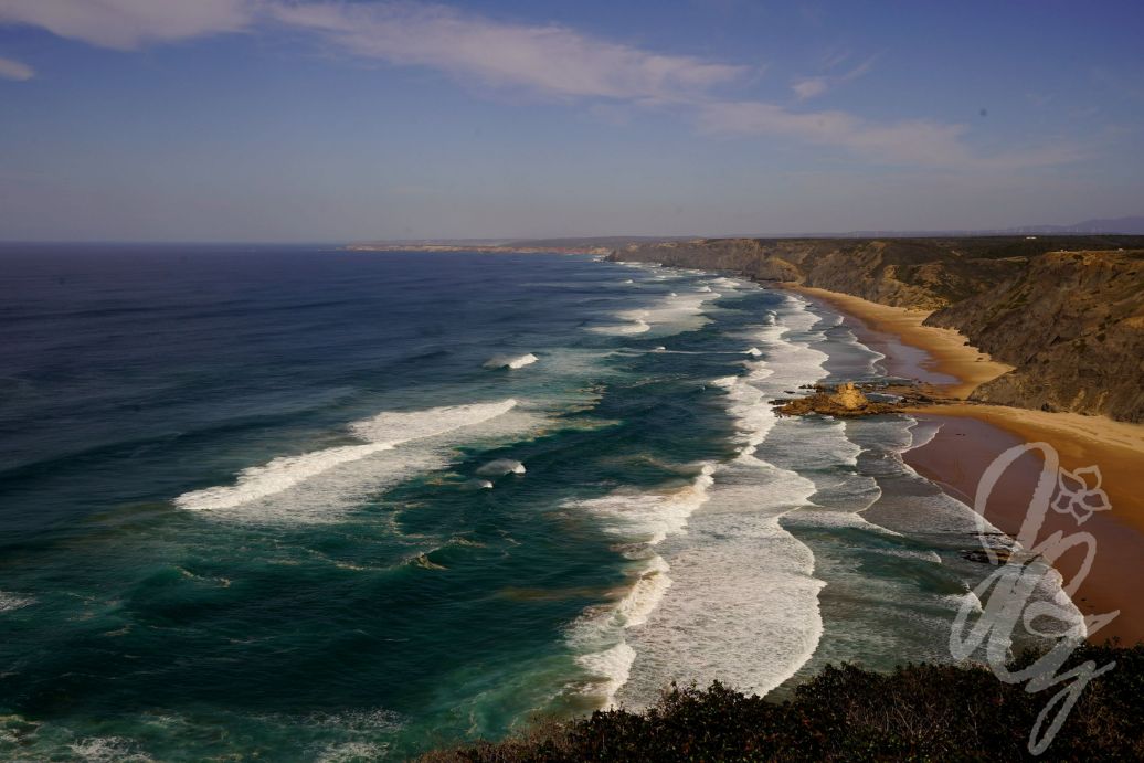 Waves on the west coast of Portugal