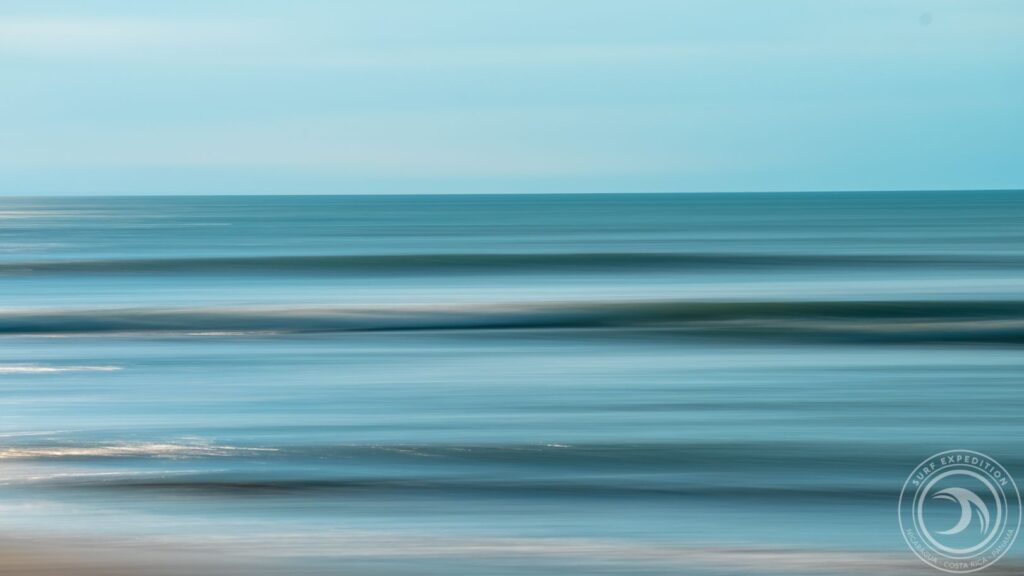 Waves flowing into each other