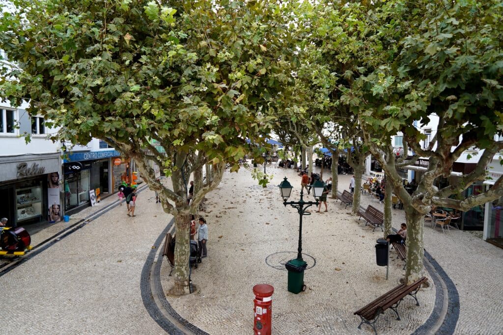 square in Ericeira