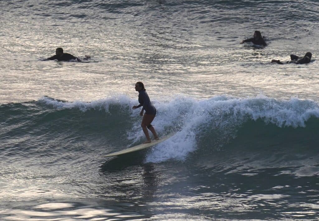 Surfer at Ribeira D'Ilhas