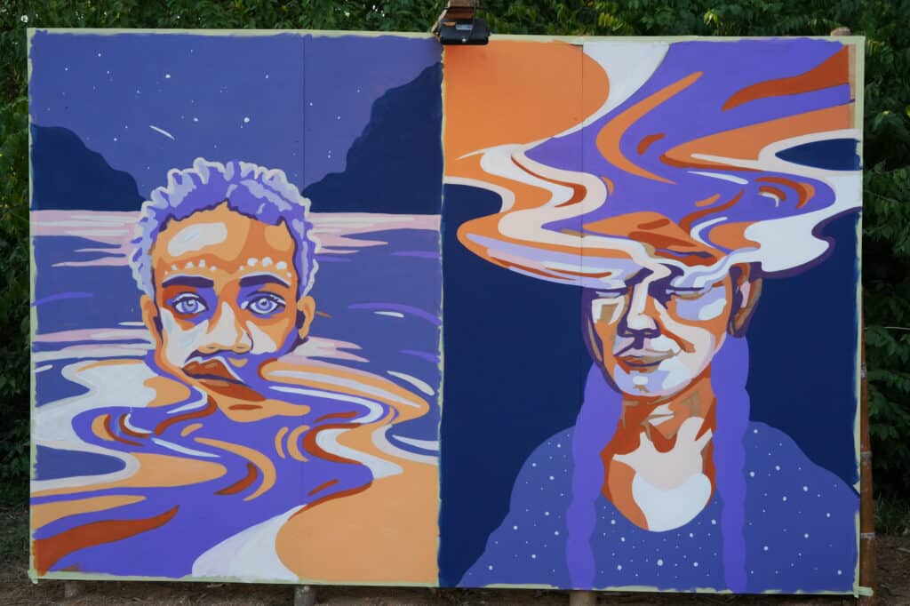 Mural at Envision festival
