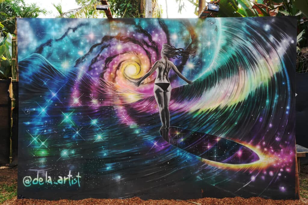 Mural at Envision festival