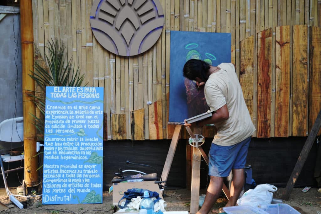 Live painting at Envision festival