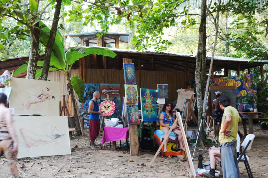 Live painting at Envision festival