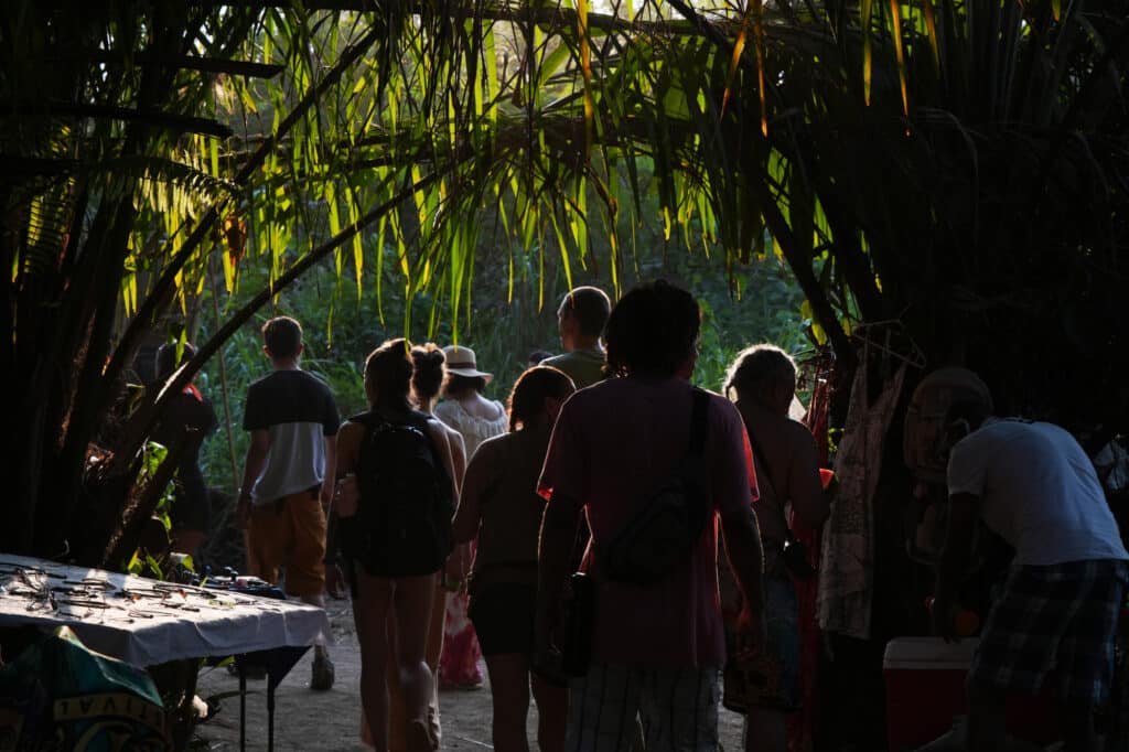 Path to the beach at Envision festival