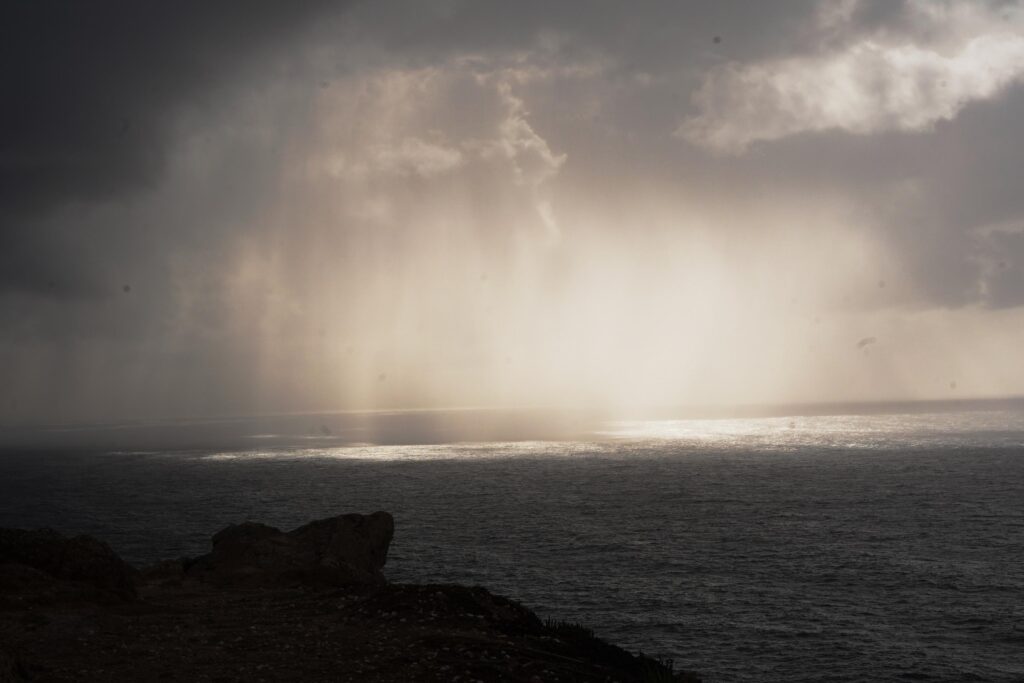 Cloud fall over the sea at Cabo da Roca
