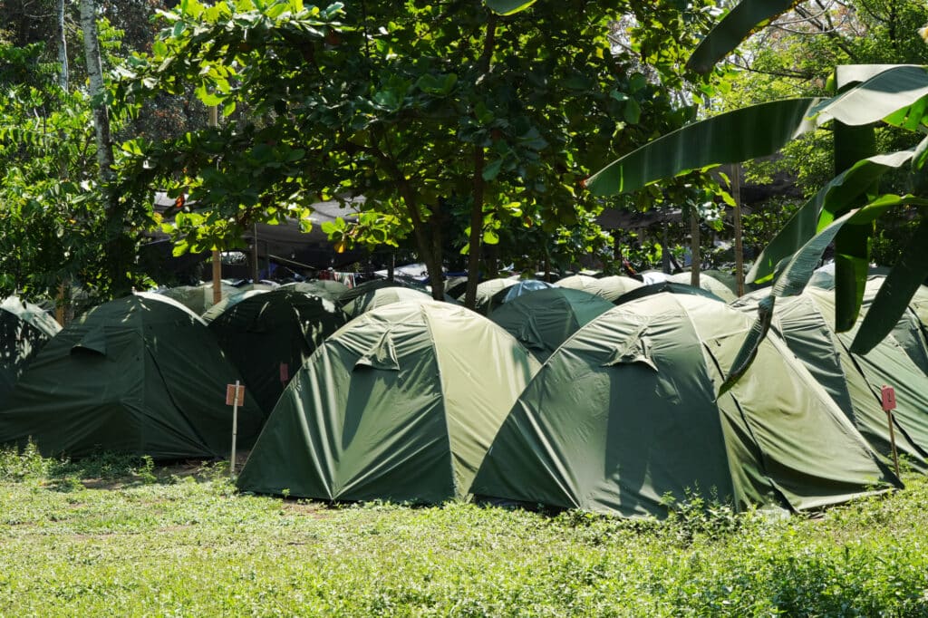 Tents at Envision festival