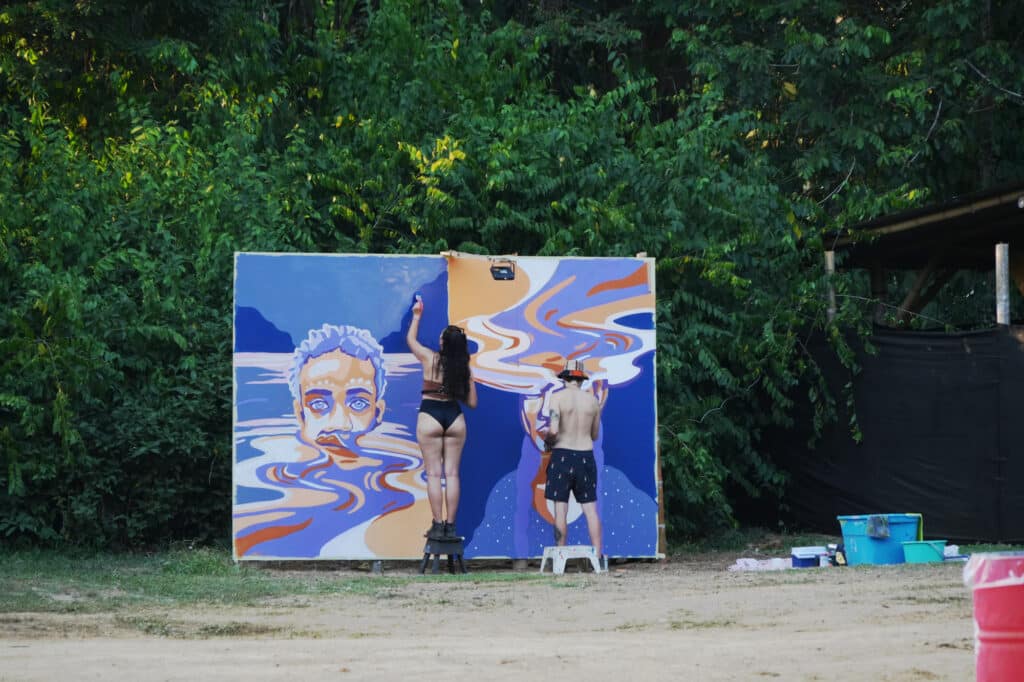 Live painting at Envision festival