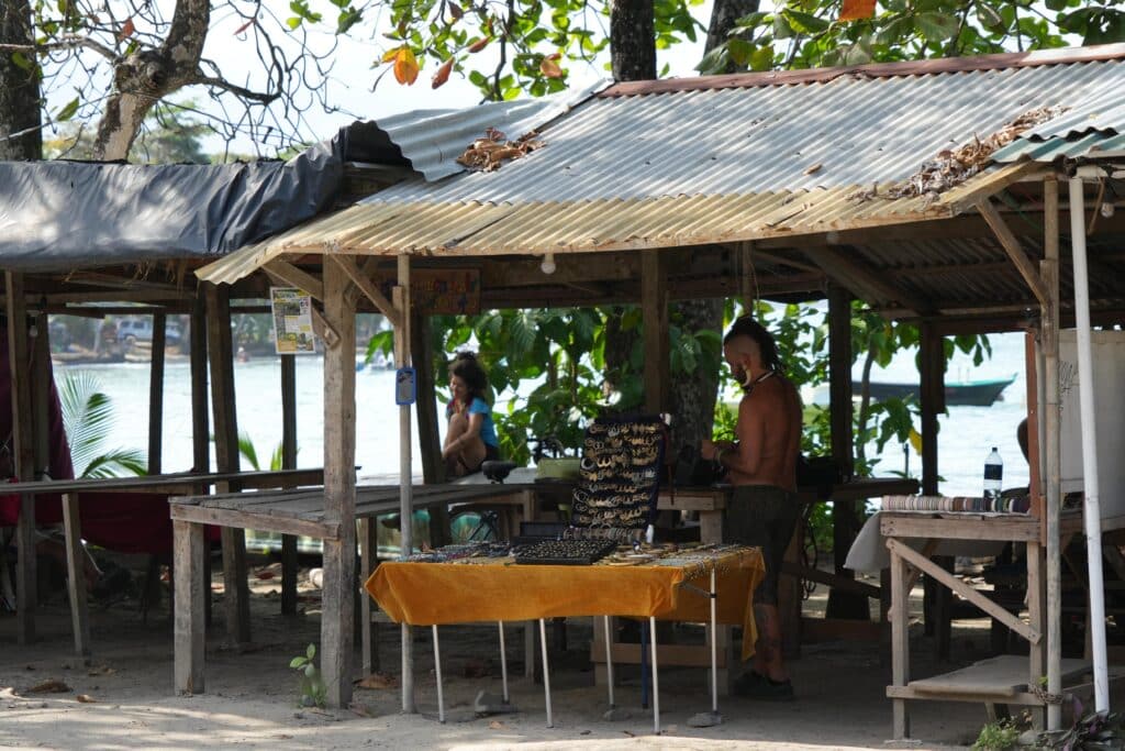 street vendors in Puerto Viejo