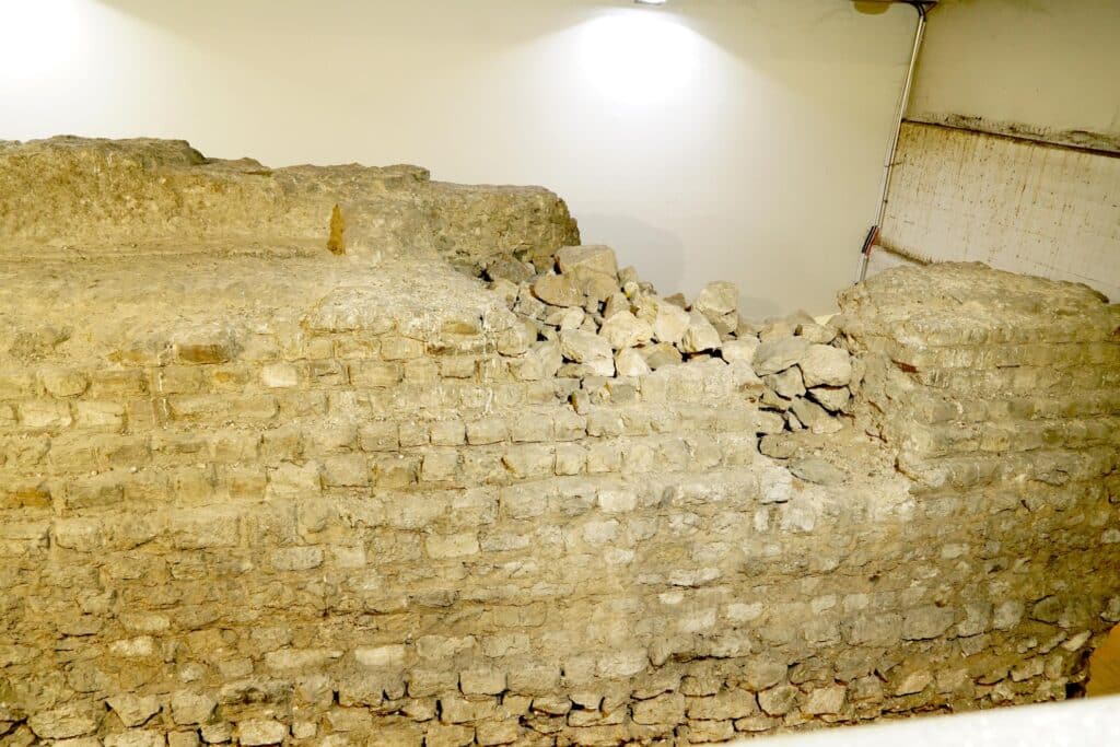 Remains of a roman wall in Cologne