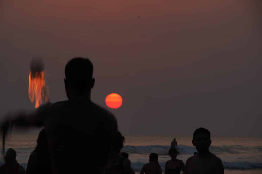 Sunset at Hermosa Beach