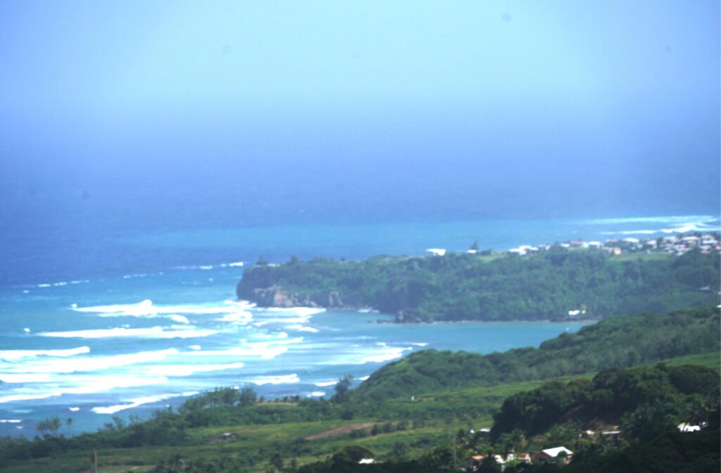 View over the East Coast of Barbados