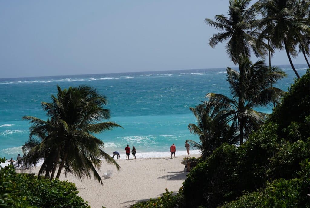 Bottom bay beach in Barbados
