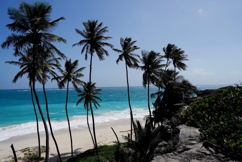 Bottom bay beach in Barbados