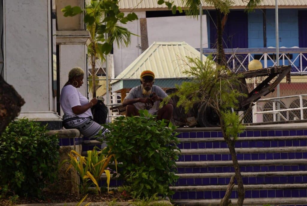 People in Bridgetown