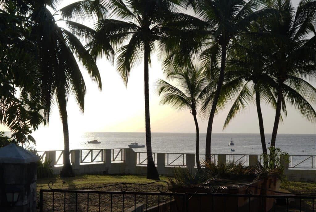 Waterfront near the historic forts near Speightstown