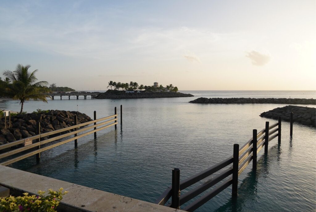 Waterfront near the historic forts near Speightstown