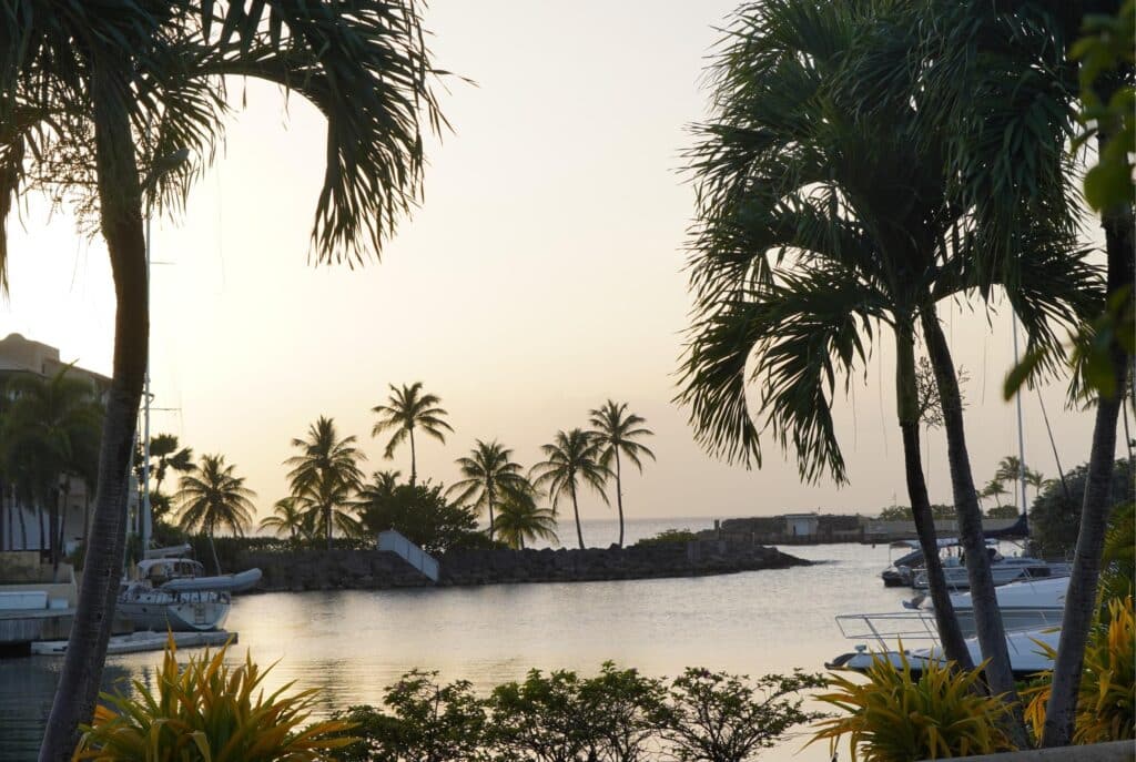 Waterfront near the historic forts near Speightstown
