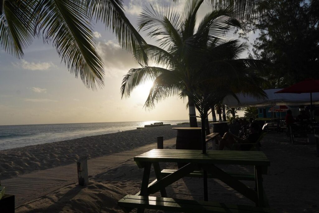 Boardwalk in Hastings, Barbados