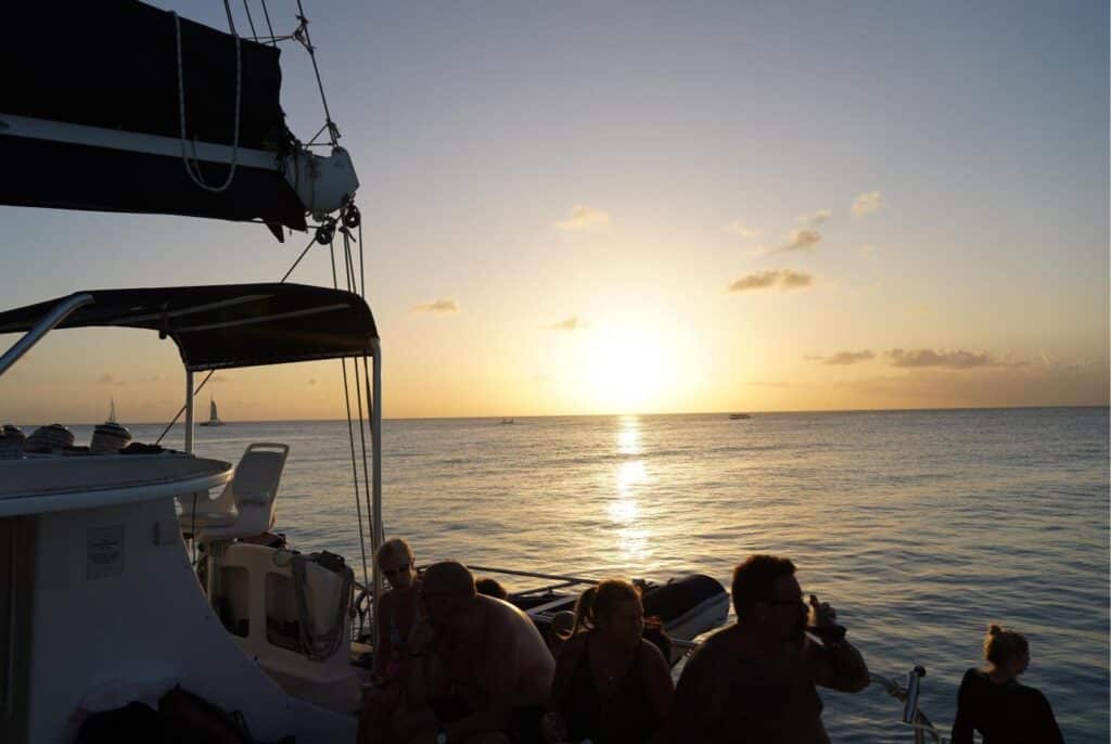 Catamaran trip in Barbados