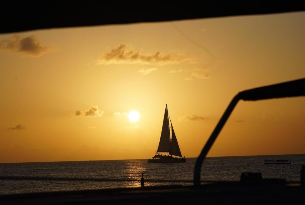 Catamaran trip in Barbados