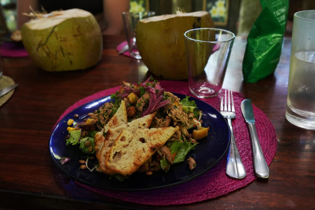 Meals at Ojo del Mar Eco Lodge
