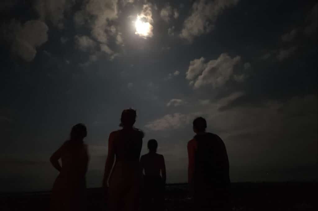 Howling at the full moon