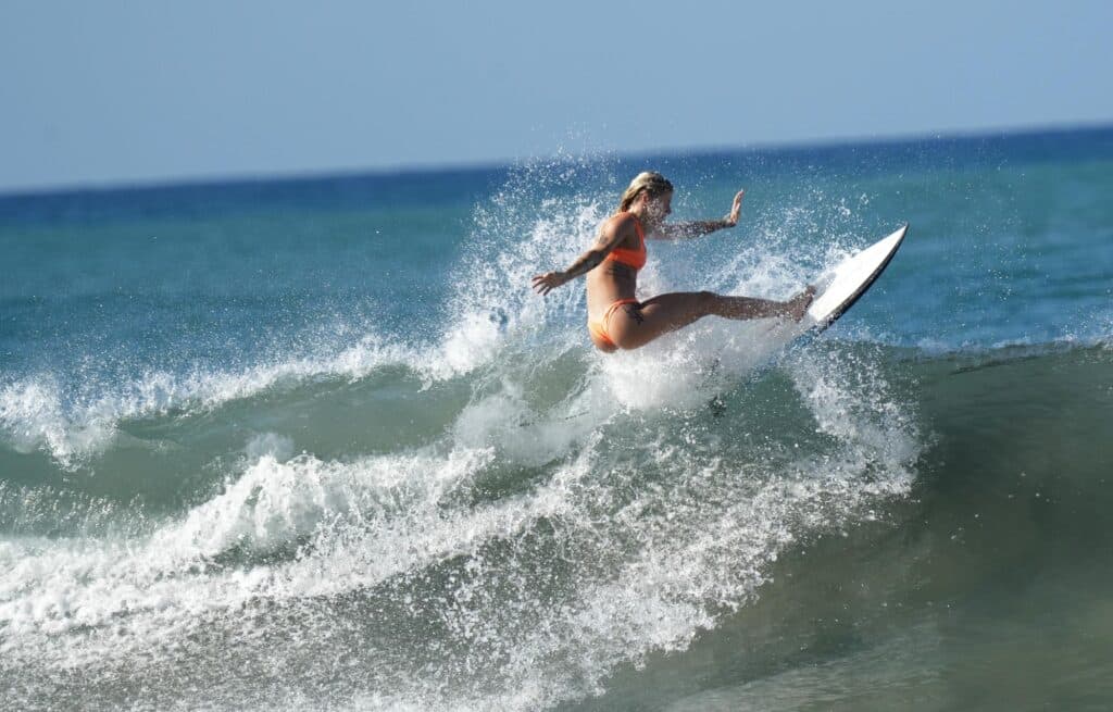 Surfing in Santa Teresa