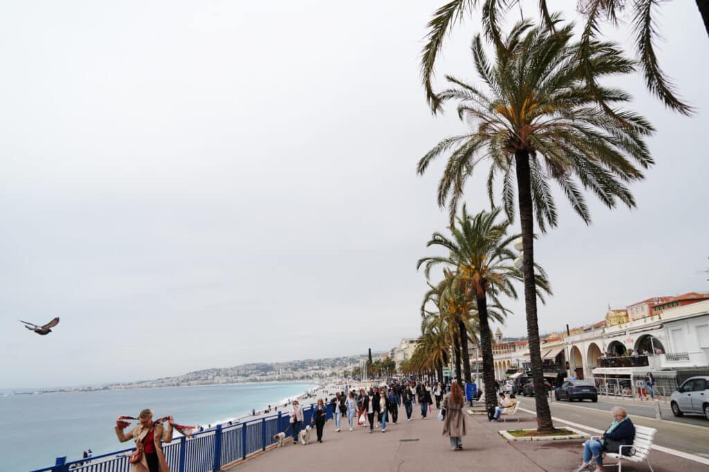 Sea promenade in Nice