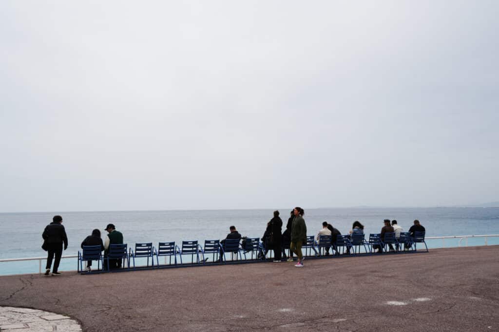 Sea promenade in Nice