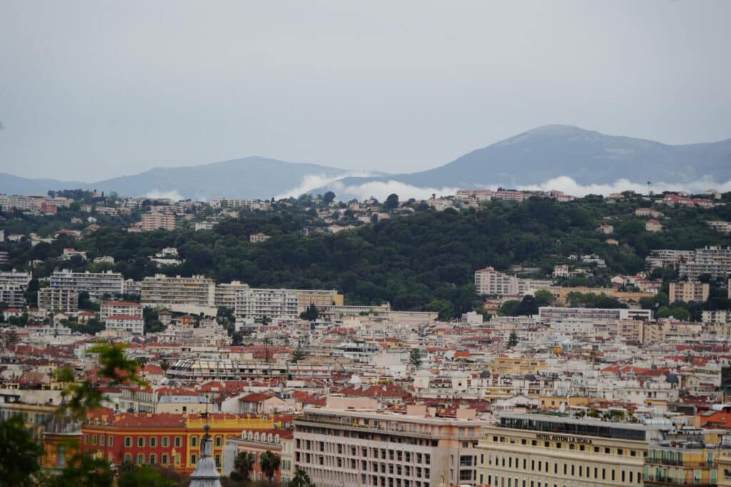 View over Nice
