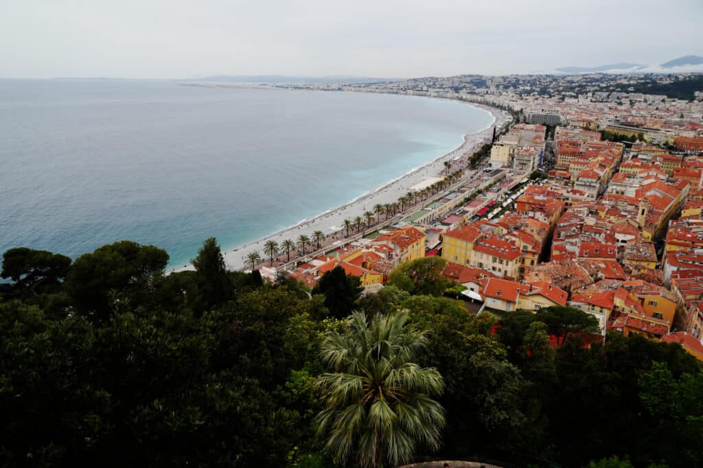 View over Nice